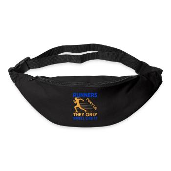 Running Don´t Die They Only Smell Like It Marathon - Gürteltasche - Schwarz - Vorne