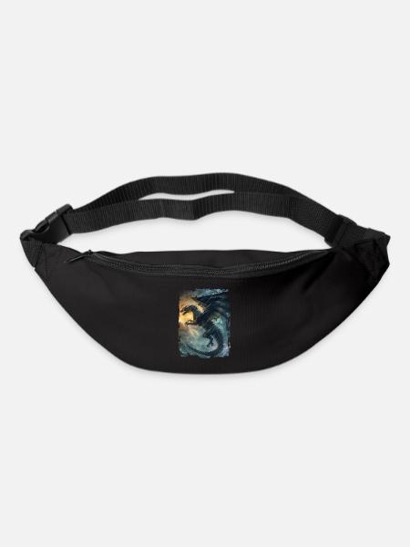 Drachen - Gürteltasche - Schwarz