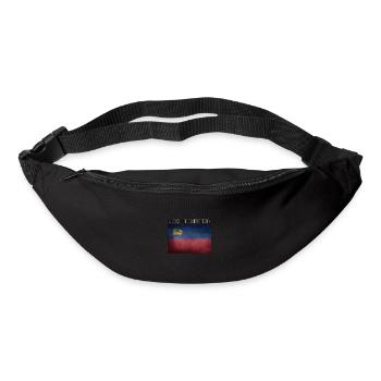Liechtenstein Flag Vaduz Alps Holidays - Bum bag - black - Front