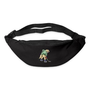 Labrador Hockey Hockey Sticks - Sac banane - noir - Devant