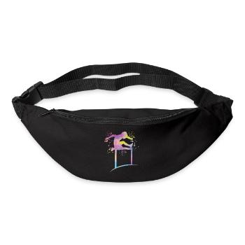 Course de haies Course d’obstacles Courses de haies pour enfants - Sac banane - noir - Devant