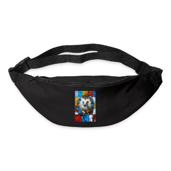 Hedgehog - Bum bag - black - Front
