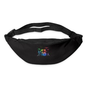 Tambours Baguettes Tambours Batteur Musique Groupe Rock - Sac banane - noir - Devant