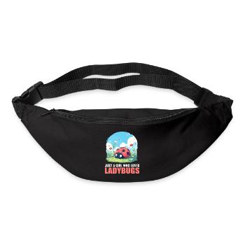 Ladybug Marienkäfer - Bum bag - black - Front