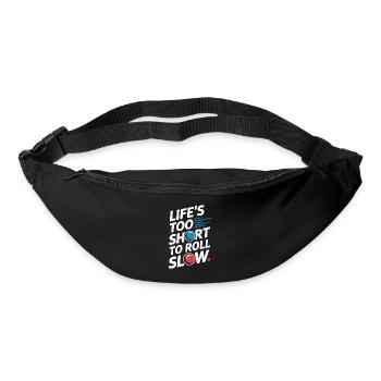 Des aventures palpitantes de courses de billes pour les passionnés - Sac banane - noir - Devant