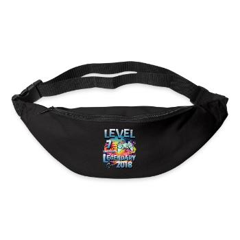 Level 7 Unlocked since 2018 Birthday - Bum bag - black - Front