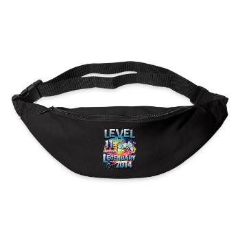 Level 11 Unlocked since 2014 Birthday - Bum bag - black - Front