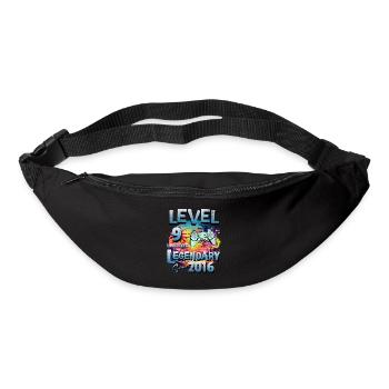 Level 9 Unlocked since 2016 Birthday - Bum bag - black - Front