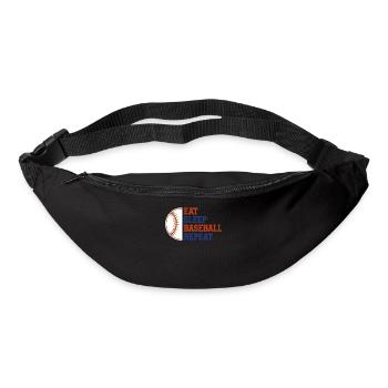 Baseball Sports Baseball Player Pitcher Catcher USA - Bum bag - black - Front