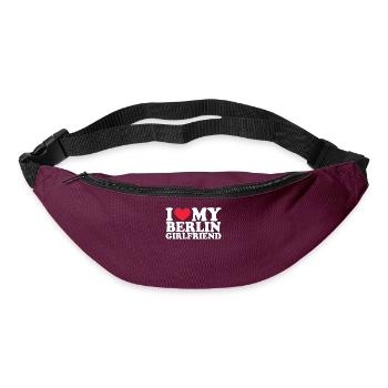 Berlin Petite amie Petite amie Relation Couple Amour - Sac banane - bordeaux  - Devant