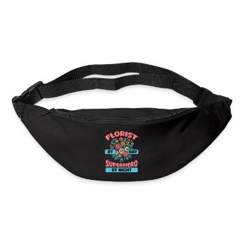 Florist Floristik Floristin - Gürteltasche - Schwarz - Vorne