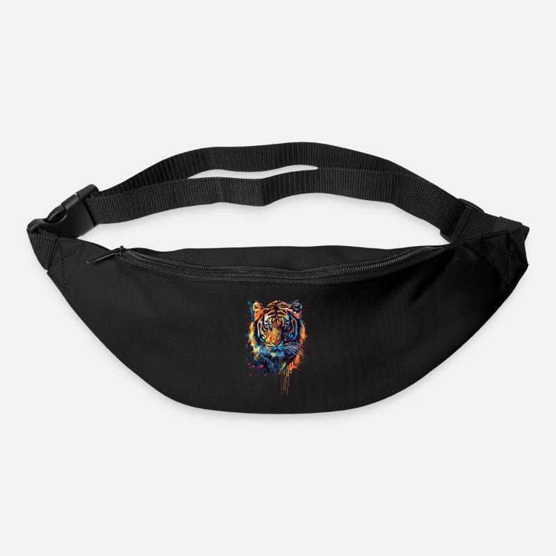 Tigre - Sac banane - noir