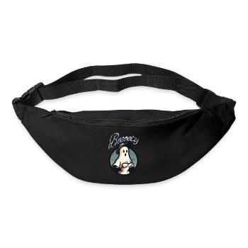 Funny Halloween Booty Ghost Motif - Bum bag - black - Front