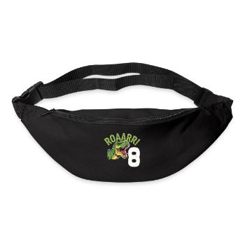 8th Birthday 8 Years Dino Dinosaur Fan - Bum bag - black - Front