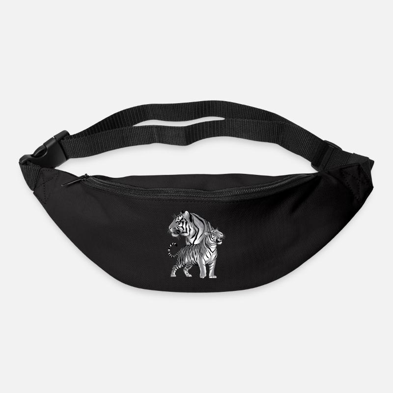 Tigre - Sac banane - noir