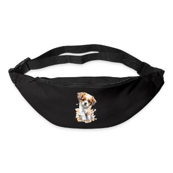 Chien - Sac banane - noir - Devant