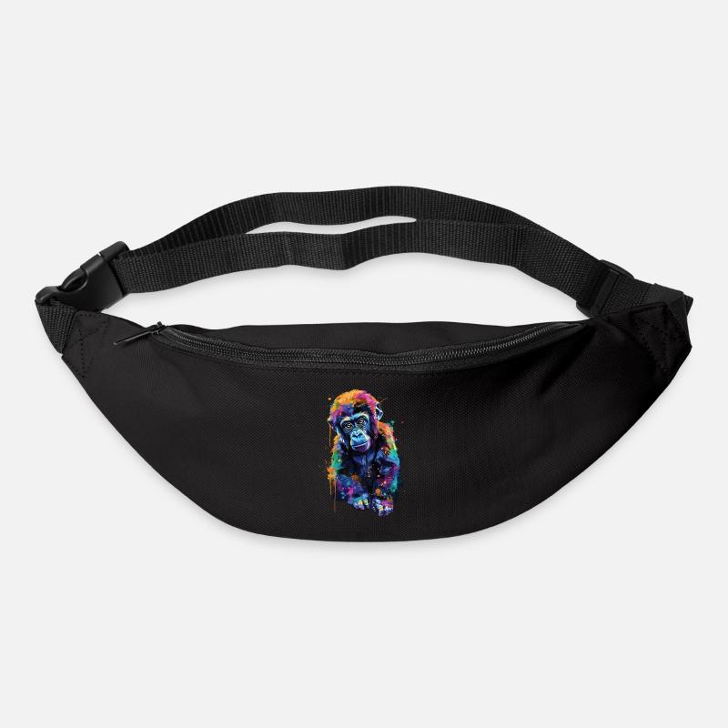 Gorilla - Gürteltasche - Schwarz
