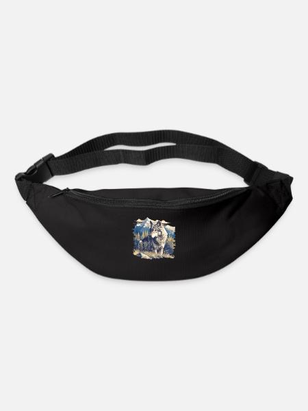 Loups Loup - Sac banane - noir