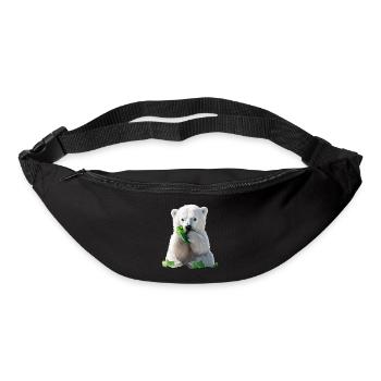 Polar bear - Bum bag - black - Front
