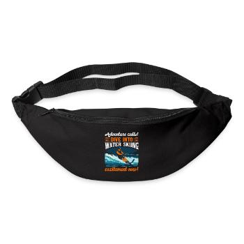 Adventure calls! Dive into water skiing excitement - Bum bag - black - Front