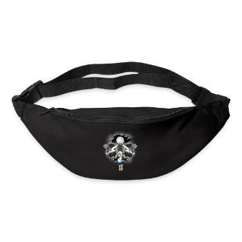 mystique maritime fille mouettes marin mouette - Sac banane - noir - Devant