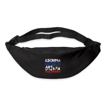 Escrima art de combat des philippines - Sac banane - noir - Devant