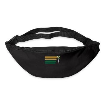 Jamaïque Jamaïque Rasta Raggea Drapeau Rastafari - Sac banane - noir - Devant