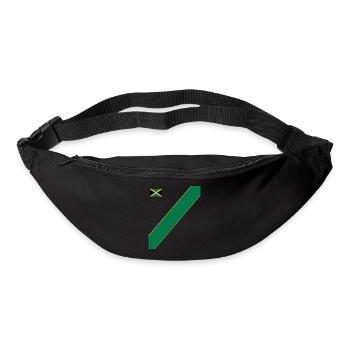 Jamaïque Jamaïque Rasta Raggea Drapeau Rastafari - Sac banane - noir - Devant