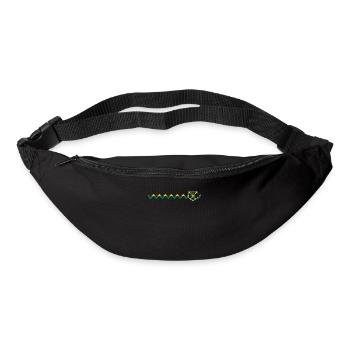 Jamaïque Jamaïque Rasta Raggea Drapeau Rastafari - Sac banane - noir - Devant