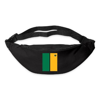 Jamaïque Jamaïque Rasta Raggea Drapeau Rastafari - Sac banane - noir - Devant
