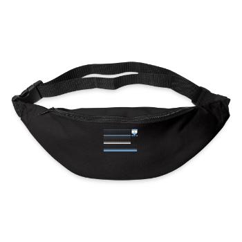 Argentine Cadeau Argentine Drapeau argentin - Sac banane - noir - Devant
