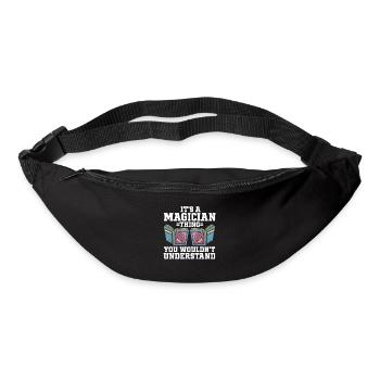 Funny Magician Magic - Bum bag - black - Front