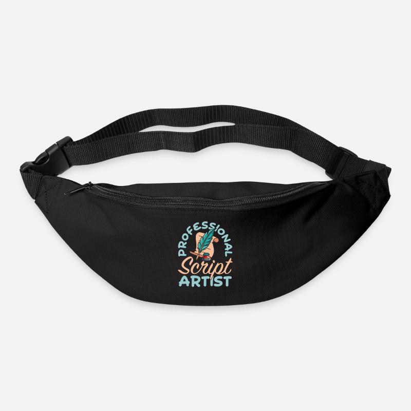Kalligraph - Gürteltasche - Schwarz