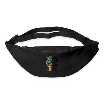 Head by the plants, heart in the garden - Bum bag - black - Front