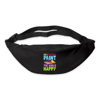 Holi India Holi Festival Happy Holi Fest - Bum bag - black - Front