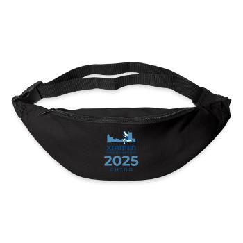 Semi-marathon de Xiamen - 2025 - Chine - Sac banane - noir - Devant
