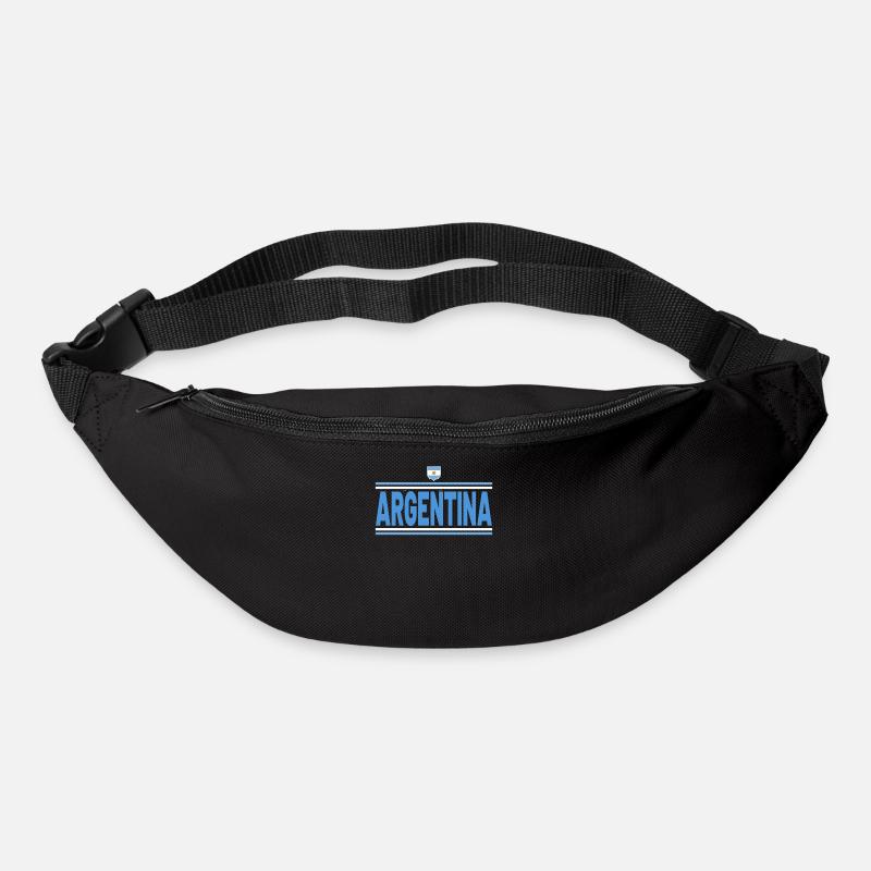 Argentinien Geschenk Argentina Argentine Flagge - Gürteltasche - Schwarz