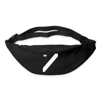Argentine Cadeau Argentine Drapeau argentin - Sac banane - noir - Devant