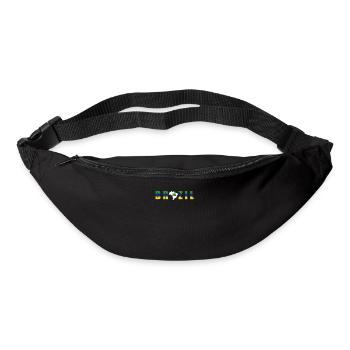 Brasilien Brazil shirt Brasilianer Rio de Janeirao - Gürteltasche - Schwarz - Vorne