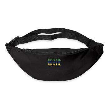 Brasilien Brazil shirt Brasilianer Rio de Janeirao - Gürteltasche - Schwarz - Vorne