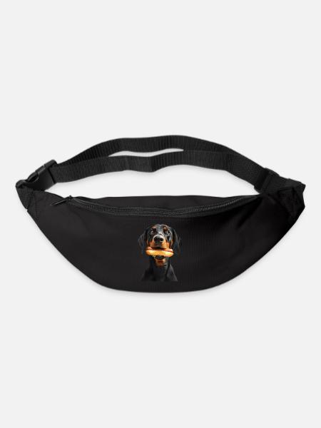 Dobermann - Gürteltasche - Schwarz