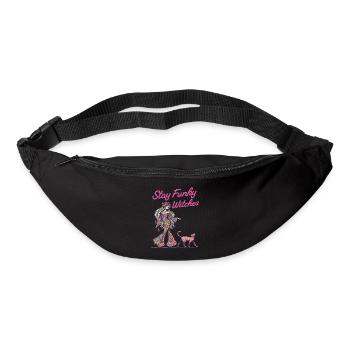 Lustiger Hexen Spruch Katzenliebhaber Hexe - Gürteltasche - Schwarz - Vorne