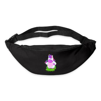 Einhorn Dart Dartpfeil - Gürteltasche - Schwarz - Vorne