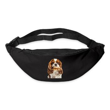 Cavalier King Spaniel - Gürteltasche - Schwarz - Vorne