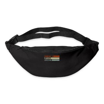 Quelqu’un en Floride m’aime - Sac banane - noir - Devant