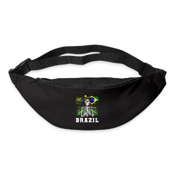 Brasilien Brazil shirt Brasilianer Rio de Janeirao - Gürteltasche - Schwarz - Vorne