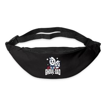 Papa goule pour les fans d’Halloween - Sac banane - noir - Devant
