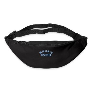 Le cadeau bleu clair préféré de maman maman fils - Sac banane - noir - Devant