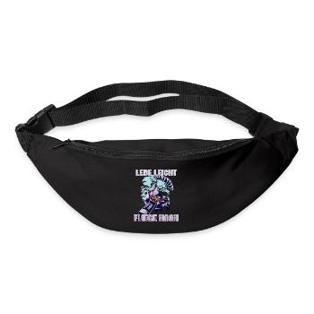 Live light, fly high – Paragliding Design - Bum bag - black - Front