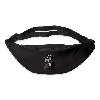 Newfoundland Dog Animal Motif Funny Dogs - Bum bag - black - Front